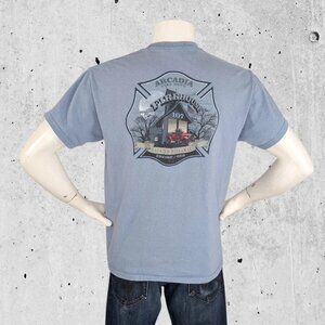 Arcadia Fire Dept T Shirt Size Medium Haunted Hideaway California 107